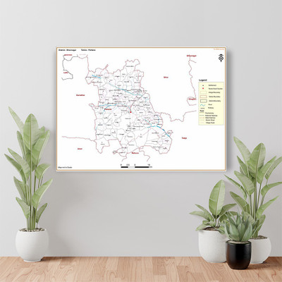 BRITISH TERMINAL 60 cm Bhavnagar DISTRICT Palitana TALUKA Self Adhesive Sticker(Pack of 1)