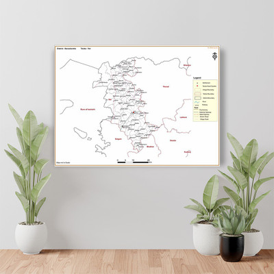 BRITISH TERMINAL 60 cm Banaskantha DISTRICT Vav TALUKA Self Adhesive Sticker(Pack of 1)