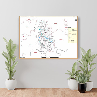 BRITISH TERMINAL 60 cm Dahod DISTRICT Devgadh Baria TALUKA Self Adhesive Sticker(Pack of 1)