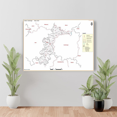 BRITISH TERMINAL 30 cm Gandhinagar DISTRICT Kalol TALUKA Self Adhesive Sticker(Pack of 1)