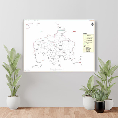 BRITISH TERMINAL 30 cm Kheda DISTRICT Vaso TALUKA Self Adhesive Sticker(Pack of 1)