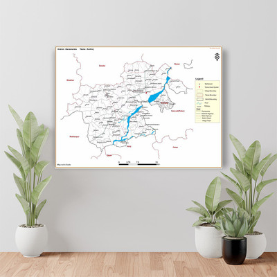 BRITISH TERMINAL 30 cm Banaskantha DISTRICT Kankrej TALUKA Self Adhesive Sticker(Pack of 1)