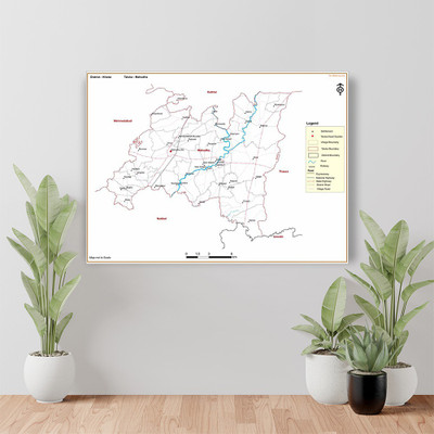 BRITISH TERMINAL 60 cm Kheda DISTRICT Mahudha TALUKA Self Adhesive Sticker(Pack of 1)