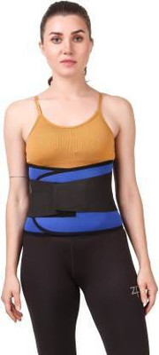 PARISILL Premium Contoured Lumbo Sacral Belt/Lower Back Brace Support Lumbar Support Abdominal Belt(Blue)