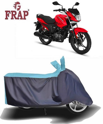 Frap Two Wheeler Cover for Hero(Glamour, Blue, Grey)