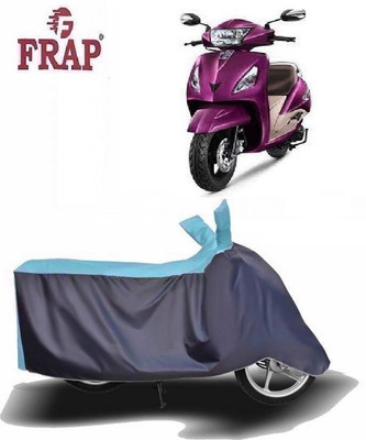 Frap Two Wheeler Cover for TVS(Jupiter, Blue, Grey)