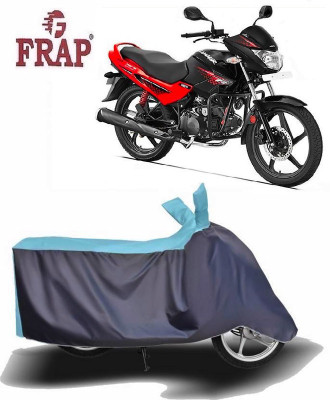 Frap Two Wheeler Cover for Hero(Glamour Programmed FI, Blue, Grey)
