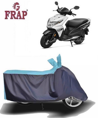 Frap Two Wheeler Cover for Honda(Dio, Blue, Grey)