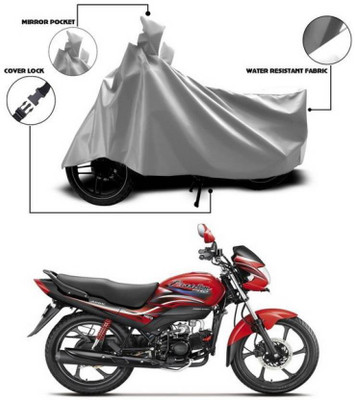 AUTOCAD Waterproof Two Wheeler Cover for Hero(Passion Pro i3S, Silver)