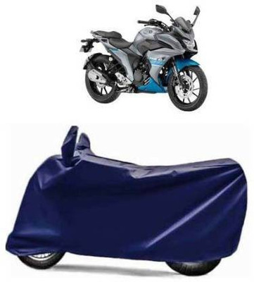 geetaecom Two Wheeler Cover for Yamaha(Fazer 25, Blue)