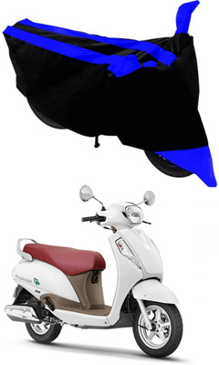 THE REAL ARV Waterproof Two Wheeler Cover for Suzuki(Access 125, Blue)