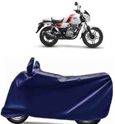 geetaecom Two Wheeler Cover for Bajaj(V12, Blue)