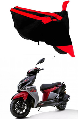 Mdstar Waterproof Two Wheeler Cover for TVS(NTORQ, Red)
