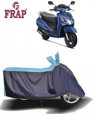 Frap Two Wheeler Cover for Honda(Activa 125, Blue, Grey)