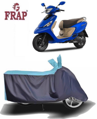 Frap Two Wheeler Cover for TVS(Zest, Blue, Grey)