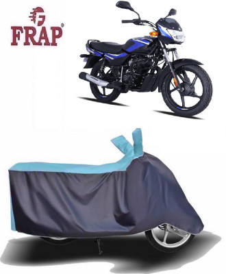 Frap Two Wheeler Cover for Bajaj(Platina, Blue, Grey)