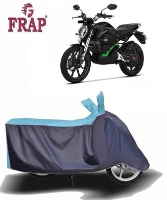 Frap Two Wheeler Cover for Revolt(RV 300, Blue, Grey)