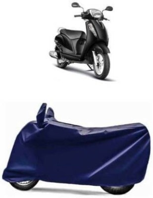 geetaecom Two Wheeler Cover for Suzuki(Access 125, Blue)