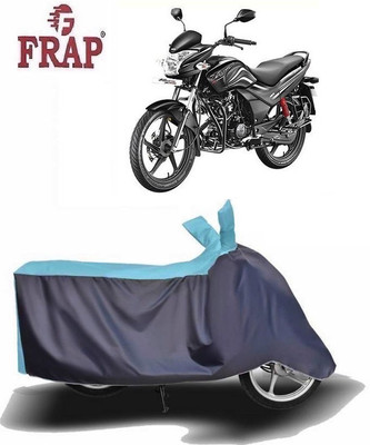 Frap Two Wheeler Cover for Hero(Passion Xpro, Blue, Grey)