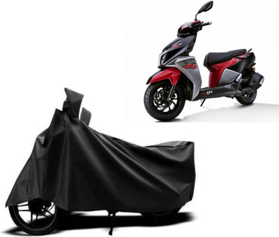 APNEK Waterproof Two Wheeler Cover for TVS(NTORQ, Black)