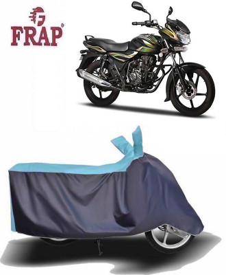 Frap Two Wheeler Cover for Bajaj(Discover, Blue, Grey)