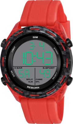 Reborn 9096 RED 9096 RED SPORTS Digital Watch  - For Men