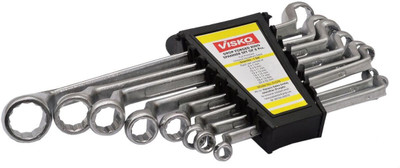 VISKO S028 Ring Spanner Double Sided Box End Wrench Set(Pack of 8)