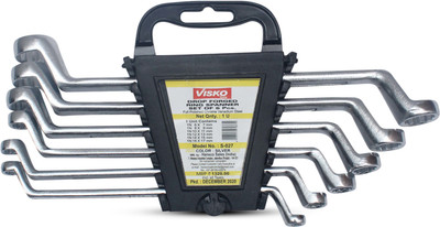 VISKO S027 Ring spanner Double Sided Box End Wrench Set(Pack of 6)