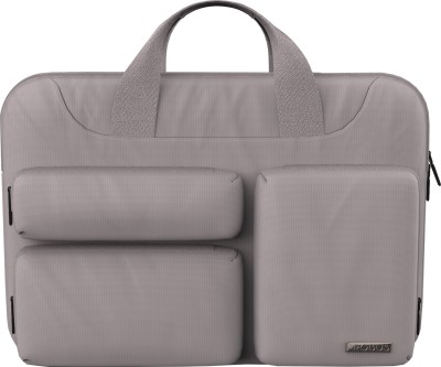 Probus 14 Inch Triple Pocket Laptop Bag With Shoulder Strap - Grey Laptop Sleeve/Cover(Grey, 14 inch)