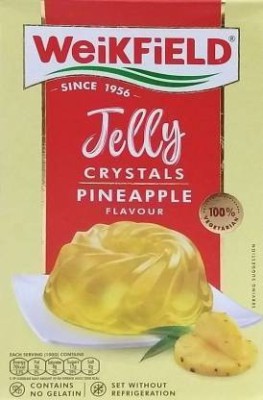 WeiKFiELD Jelly Crystals Pineapple Flavour ( 90g ) Jelly Crystals(90 g)