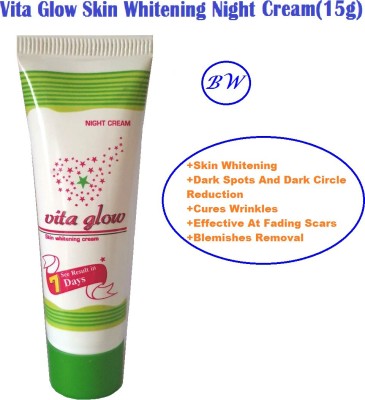 vita glow Night Cream For Healthy and Nourishing Skin(15 g)