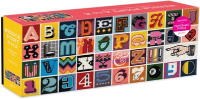 Needlepoint A to Z 1000 Piece Panoramic Puzzle Galison, Candy, Penny and Peppler Adams, Amy(Paperback, Peppler Adams, Amy)