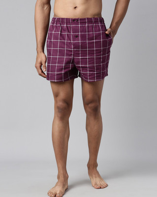 Rare Rabbit Checkered Men Boxer