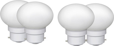 ambert 0.5 W Basic Globe B22 LED Bulb(White, Pack of 4)