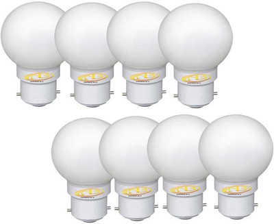ambert 0.5 W Basic Globe B22 LED Bulb(White, Pack of 8)