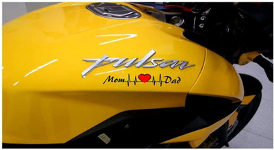 RUDRANSH Sticker & Decal for Car(Black, Red)