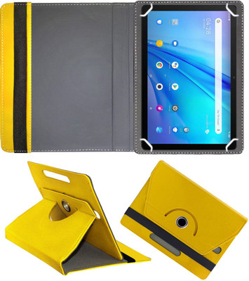 Fastway Flip Cover for TCL Tab 10s 10.1 inches Tablet(Yellow, Cases with Holder, Pack of: 1)