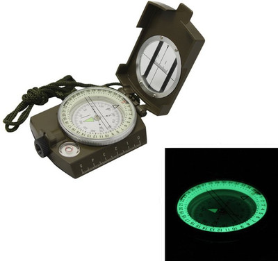 Explorer ™ Multi-functional Army Navigation Compass Waterproof Sighting Waterproof Compass Compass(Green)