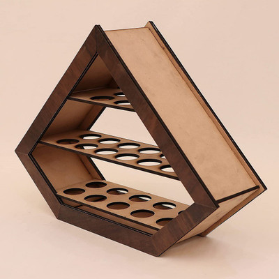 moradiya fresh Wooden Egg Container  - 4 L(Multicolor)