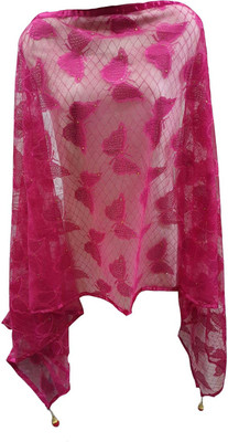shakti Net Self Design Women Dupatta