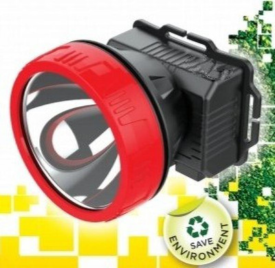 HASRU EN- 591 LASER LED HEAD TROCH 6 hrs Torch Emergency Light(Black)