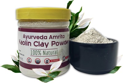 Ayurveda Amrita Kaolin Clay Powder For Skin Glow & Acne, Natural 100 Gm(100 g)