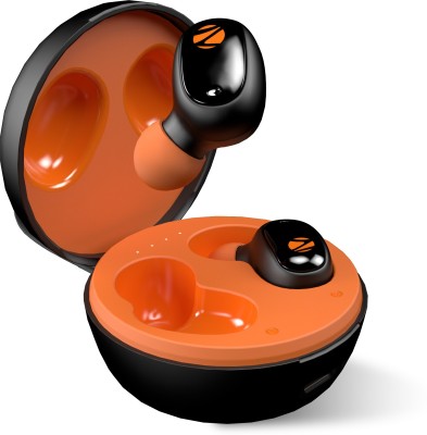 ZEBRONICS Zeb Sound Bomb 1 Bluetooth Headset(Black, Orange, True Wireless)