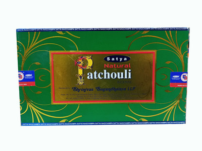 Satya Patchouli Incense Stick Long Lasting Fragrance Masala Agarbatti(90 Units, Set of 6)