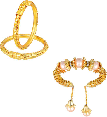 memoir Brass Gold-plated Gold Jewellery Set(Pack of 1)