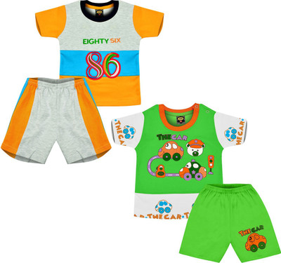 SVS Boys Casual T-shirt Shorts(MultiColoured)