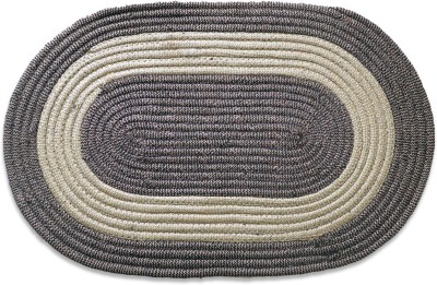 A CUBE LUXURY SOLUTIONS PP (Polypropylene), Microfiber Bathroom Mat(Grey, Medium)