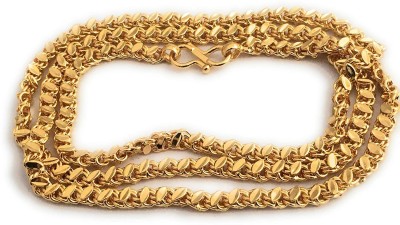 VR Fashion HUB Copper Gold Plated Chain For Women (24 Inch) Gold-plated Plated Copper Chain