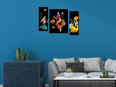SNDArt MDF Wall Photo Frame(Multicolor, 3 Photo(s), 12X18)