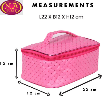 N A PURSE Women vanity box Cosmetic case for girls Ladies toiletry bag Cosmetic Bag